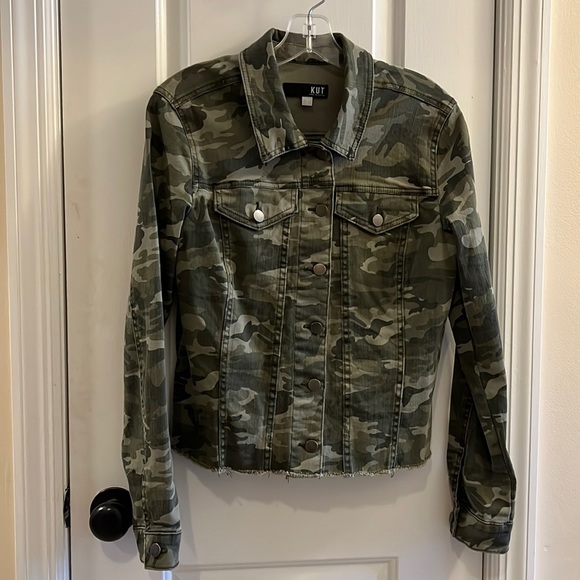 Kloth Camo Denim Jacket 